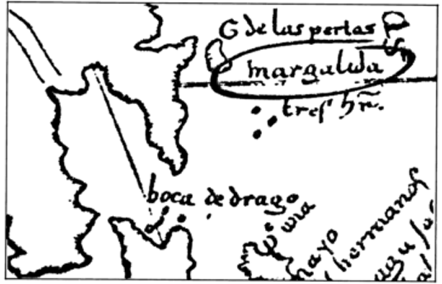 Img.1d.gif: 'Margalida', carta de la Cosa 1500