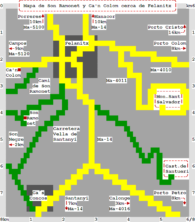 Img.2a.gif: Mapa Son Ramonet, Ca'n Colom, Felanitx